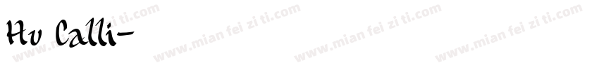 Hu Calli字体转换